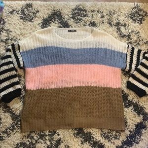 🛍 5/$10 SHEIN sweater color block